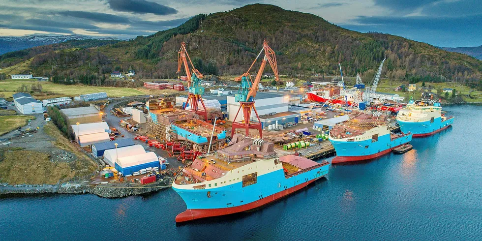 Kleven verft i Ulstein.