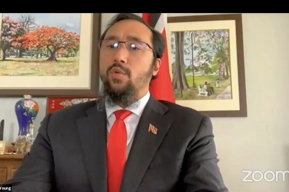 High hopes: Trinidad & Tobago Energy Minister Stuart Young