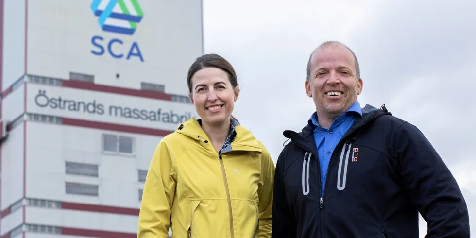 Big Akwa's founders Hugo Wikstrom and Elena Petukhovskaya. Sweden has a very high dependency on agriculture and aquaculture import but its sentiment towards domestic aquaculture is slowly starting to change, they say.