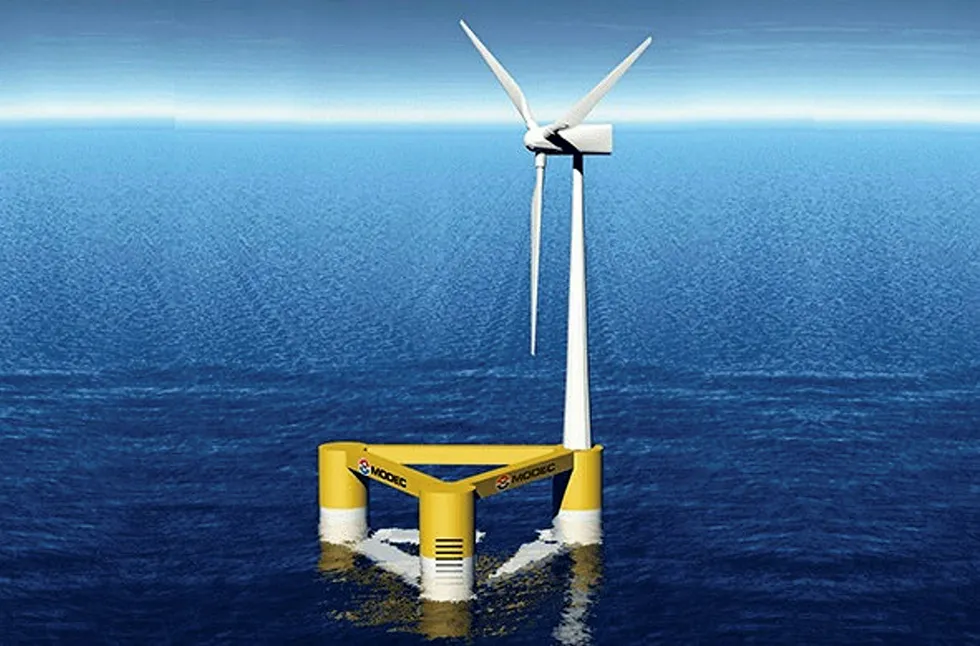 Vision: Tension-leg platform offshore wind
