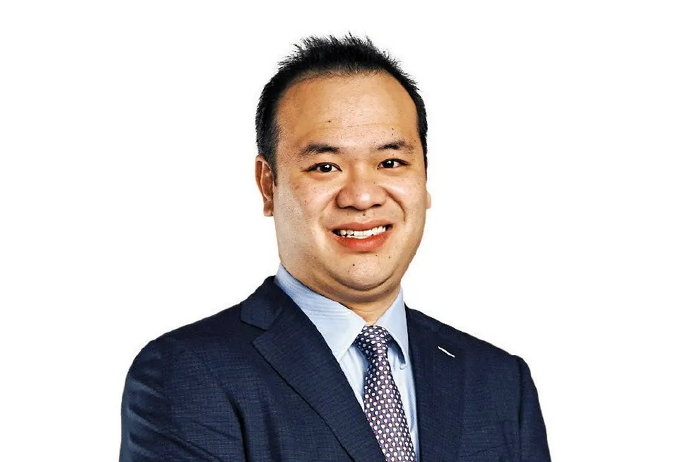 Reason to smile: Yinson Holdings chief executive Lim Chern Yuan.