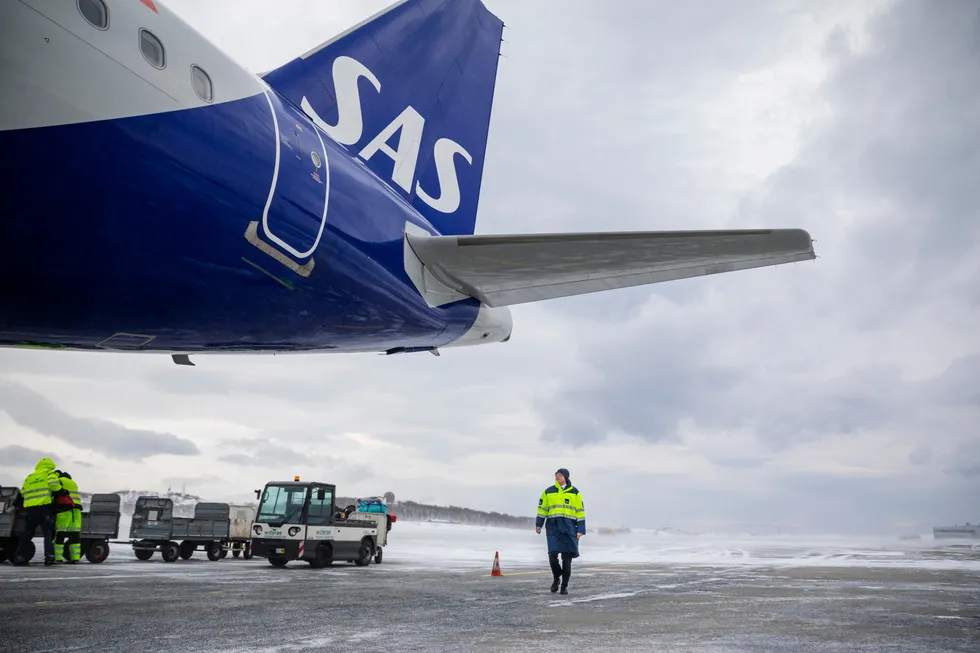 Flyselskapet SAS la tirsdag frem tallene for første kvartal.