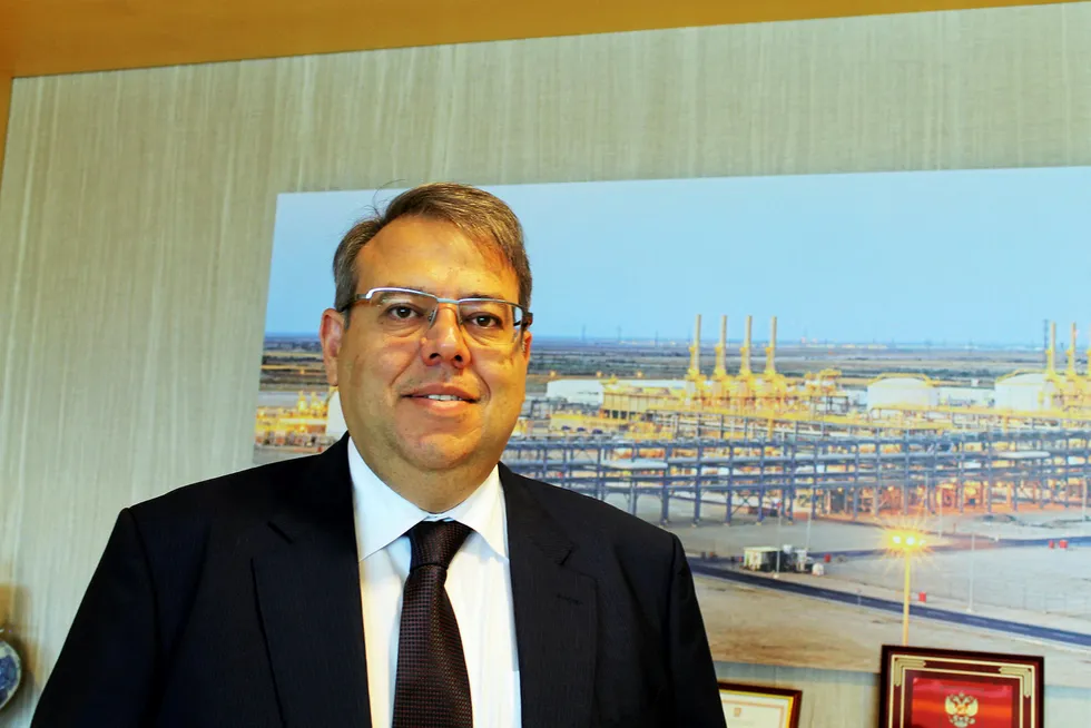 Eyes on the future: Lukoil vice president and Middle East upstream business head Gati Saadi Al-Jebouri