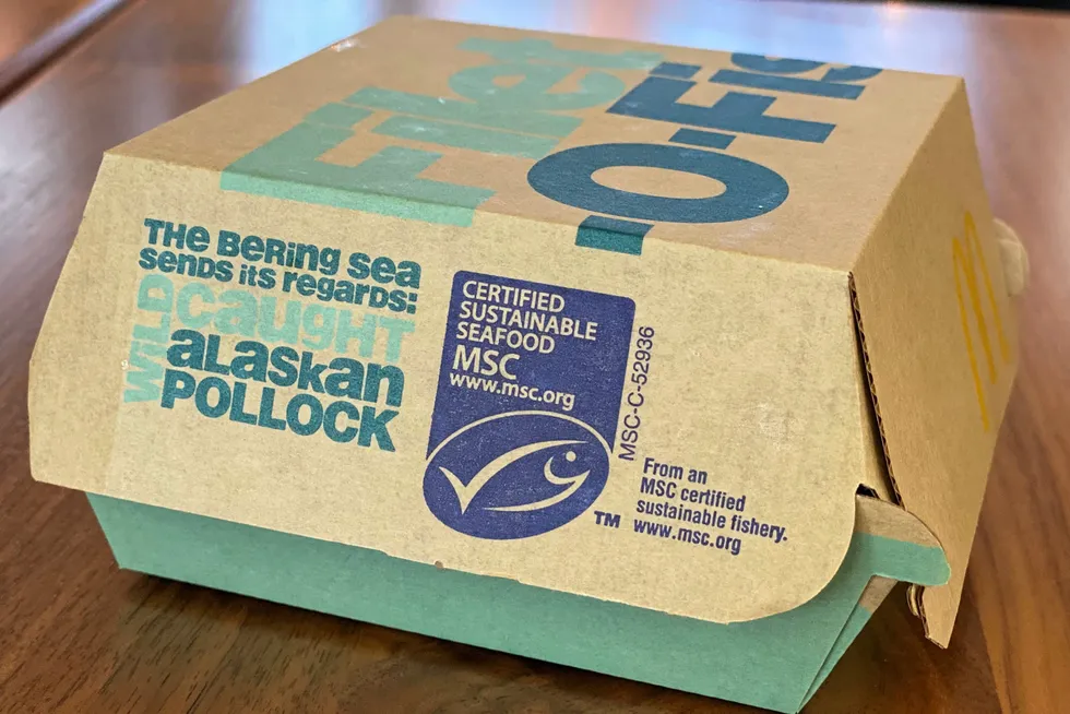 McDonald's Filet-o-Fish is a major quick-service restaurant customer for the Alaska pollock industry in North America.