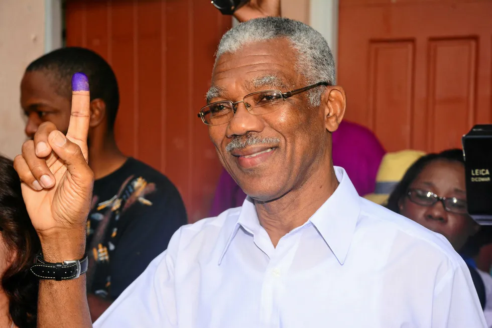 Decision challenged: Guyana's President David Granger