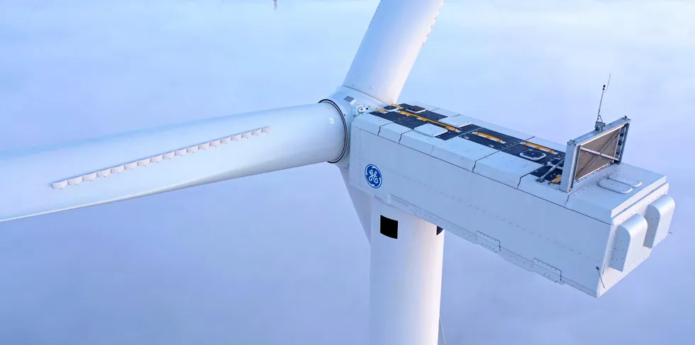 The wind farm uses turbines from GE's 5.X platform