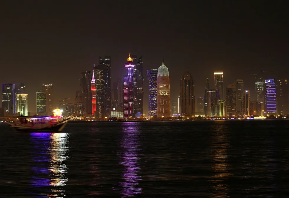USA vil ha løsning i konflikten mellom Qatar og andre araberland. Bildet er fra kysten i hovedstaden Doha i Qatar. Foto: Naseem Zeitoon/Reuters/NTB scanpix