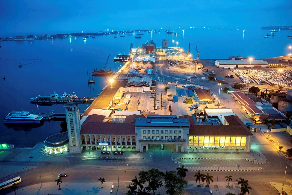 Luanda port by night: Angola launches marginal field licensing round