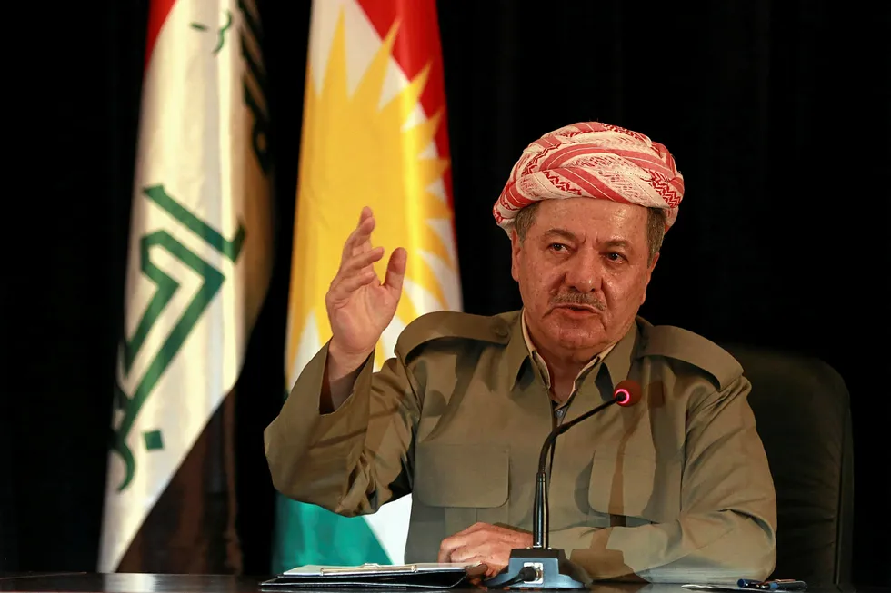 Oil up as tension over Iraqi Kurdistan rises