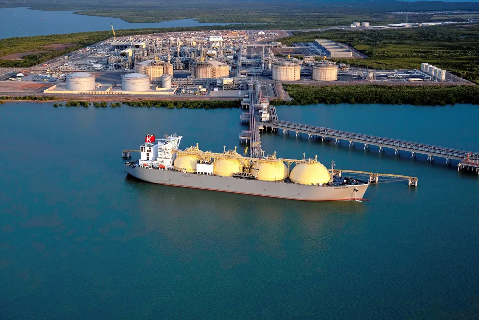 Troubled back story: the Ichthys LNG facility in Darwin, Australia