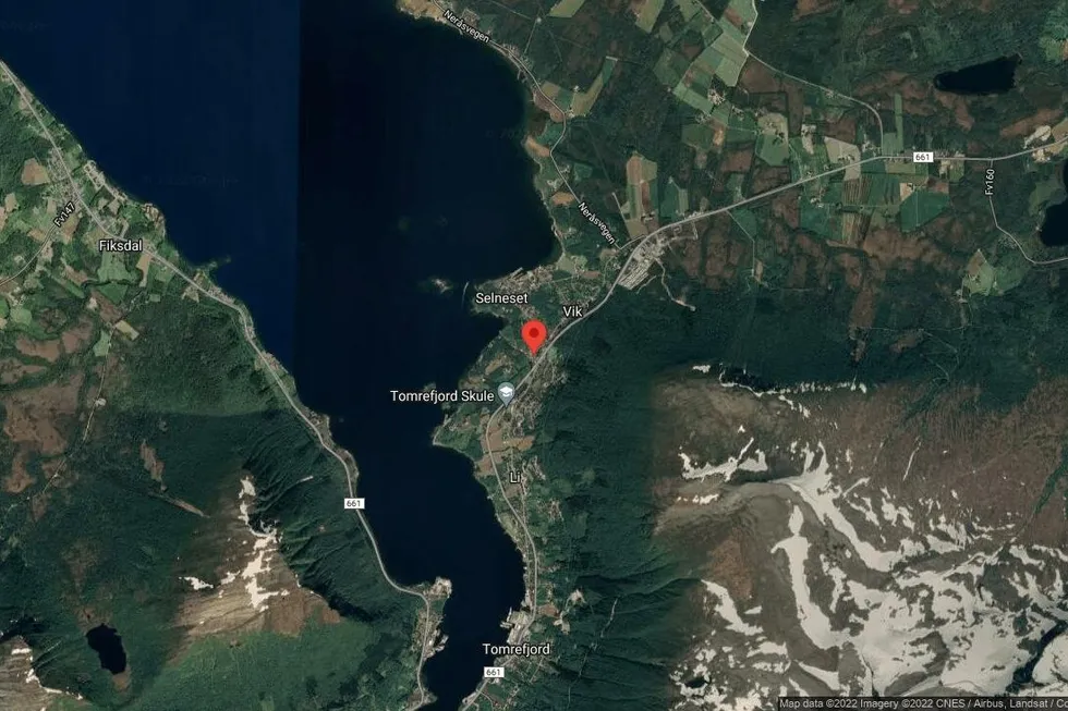 Området rundt Langmyrvegen 7, Vestnes, Møre og Romsdal