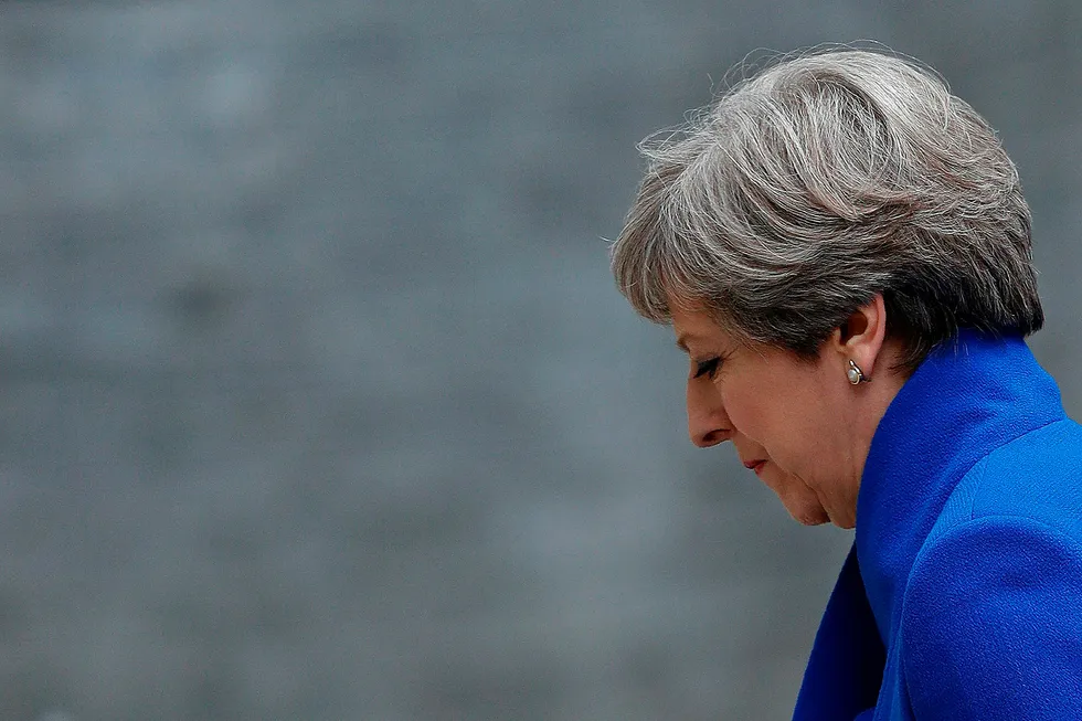 Storbritannias statsminister Theresa May. Foto: ADRIAN DENNIS / AFP / NTB Scanpix