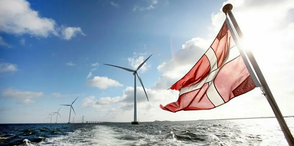 Sprogø Offshore Wind Farm is part of the Storebælt fixed link in Denmark's existing fleet.