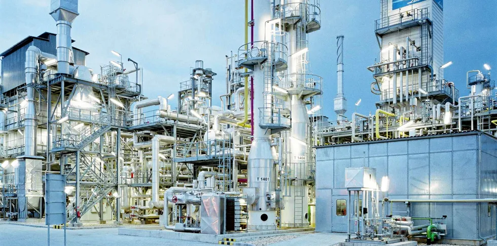A Linde-built hydrogen steam-reforming plant in Hungary.