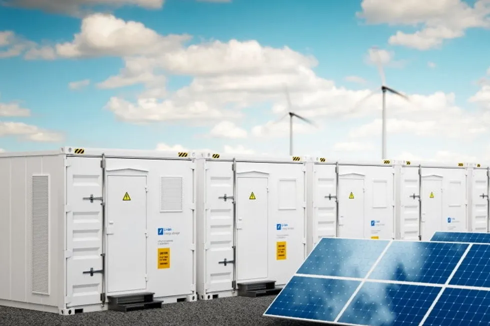 Fast response: an energy storage system.