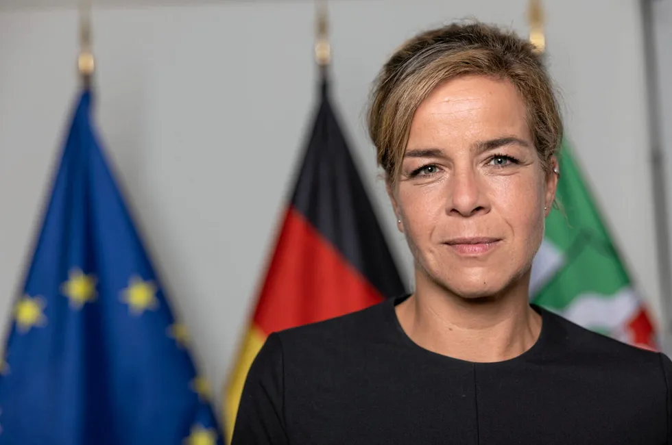Mona Neubaur, economics and climate minister in North Rhine-Westphalia.