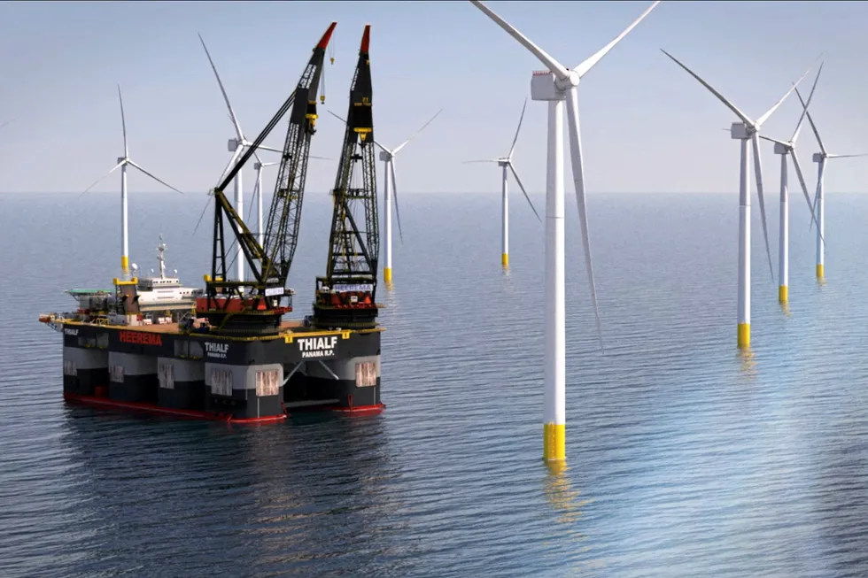 Solution: Heerema's vessel Thialf offers a floating to floating offshore wind installation method
