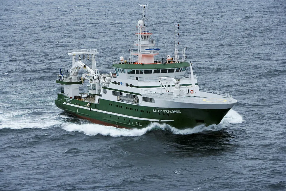 Seeps search: Irish vessel Celtic Explorer