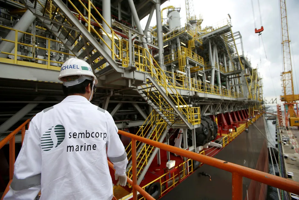Challenging times: Sembcorp Marine needs funds to help it through the industry downturn
