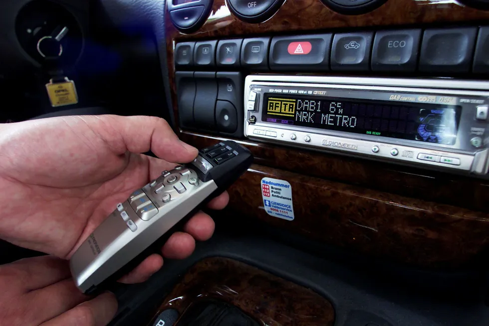 Mange har klaget på dårlig dekning for digital DAB-radio montert i bil. Foto: Cornelius Poppe/NTB scanpix