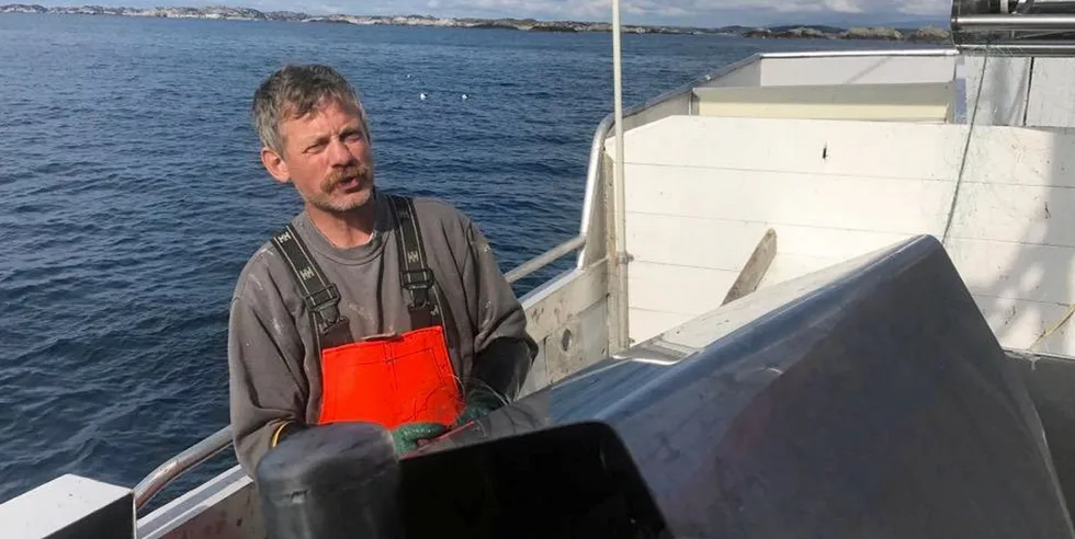 Roy Martin Ellingsen, kystfisker fra Urangsvåg kritisk til Fiskerdirektoratets pingerråd.