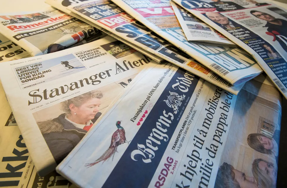 Kvikkas håper å kunne levere aviser etter konkursen i morselskapet Norpost. Foto: Terje Bendiksby/NTB Scanpix