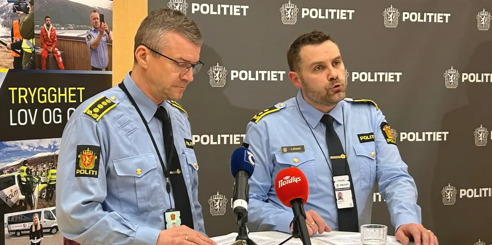 Local police, the Directorate of Fisheries and the Norwegian Tax Agency held a joint press conference on Tuesday night.