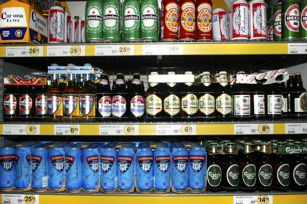 Høyre ønsker å gjøre det lettere for nettbutikkene å selge øl. Foto: NTB Scanpix
