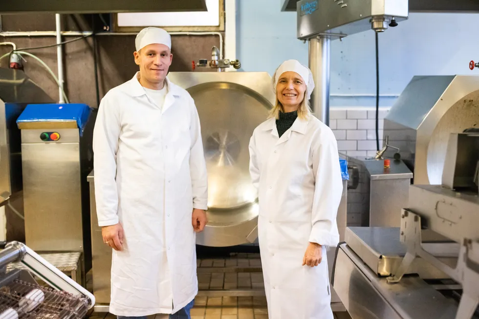 Daglig leder Bjørnar Buserud og gründer Ragnhild Viken i selskapet Bavi Foods har gjort suksess med ferdigretter basert på grønnsaker som ikke er funnet fine nok for butikkhyllene.