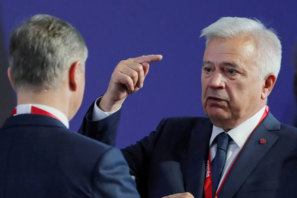 Showing the way: Lukoil president Vagit Alekperov