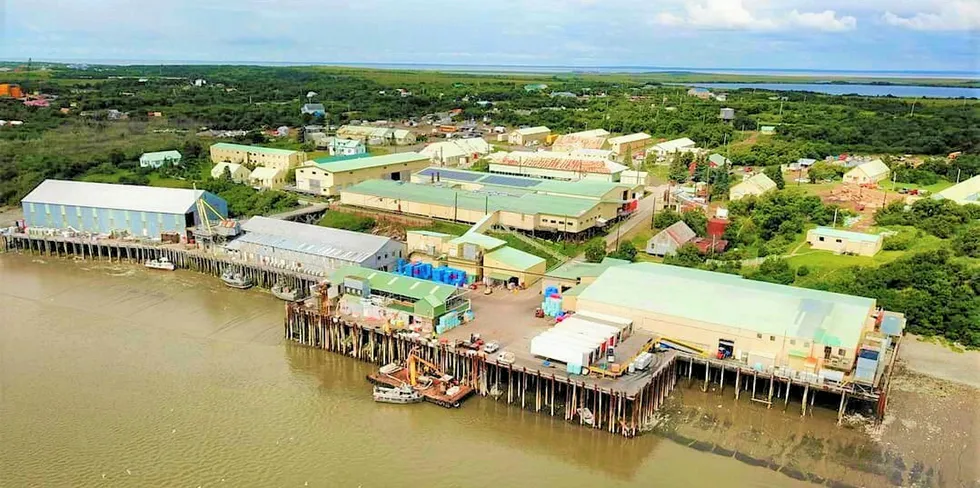 North Pacific Seafoods' Red Salmon Cannery in Naknek, Alaska.