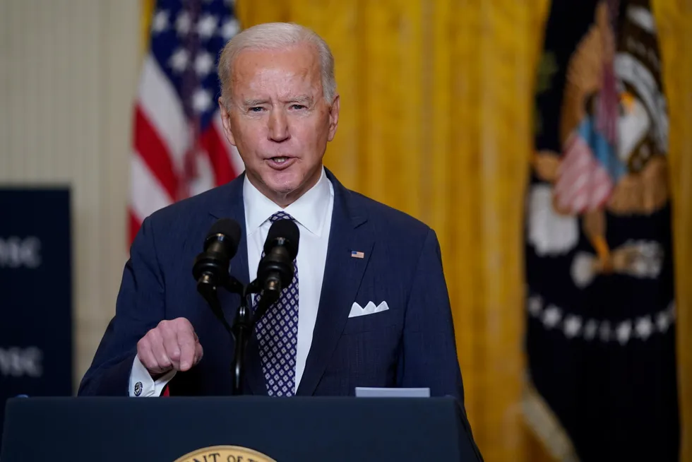 President Joe Biden holdt sin første internasjonale tale fredag. Det skjedde på en virtuell versjon av Sikkerhetskonferansen i München.