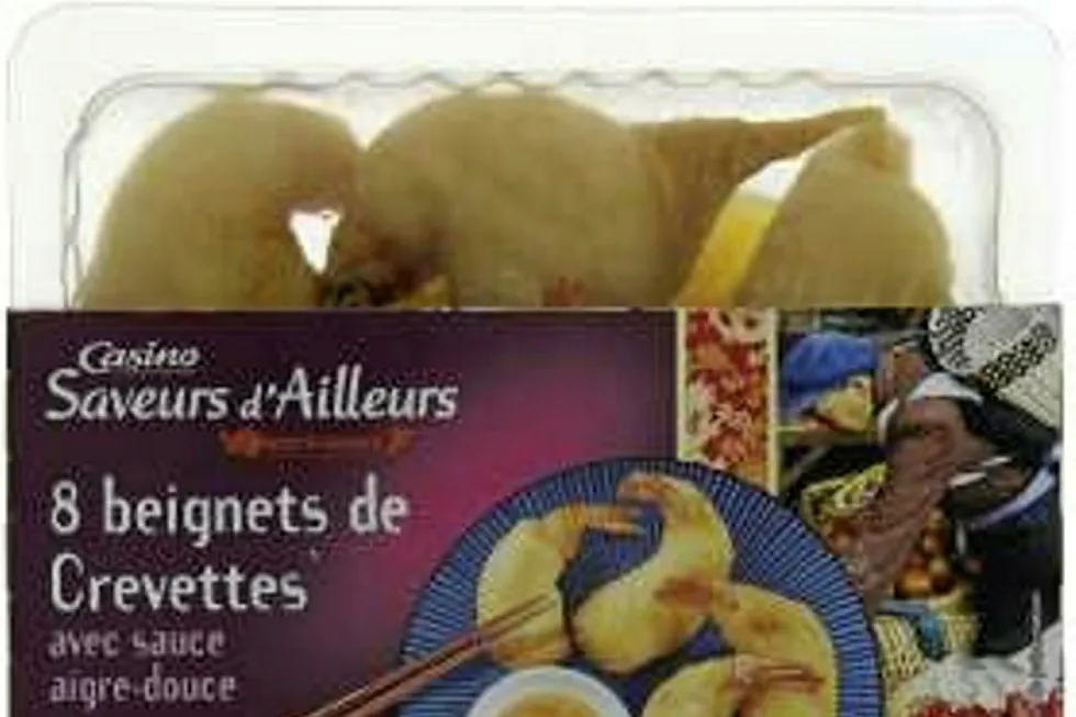 French supermarket pulls shrimp line in listeria alert.