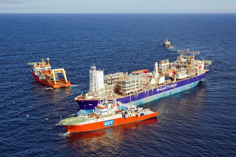 Offered: the EnQuest Producer previously worked on the Alma-Galia complex in the UK North Sea