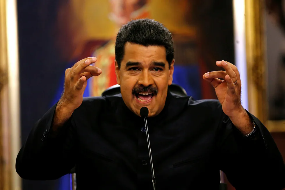 Venezuelas president Nicolás Maduro vil bruke militærstyrker på å slå ned motstanden. Foto: Ariana Cubillos