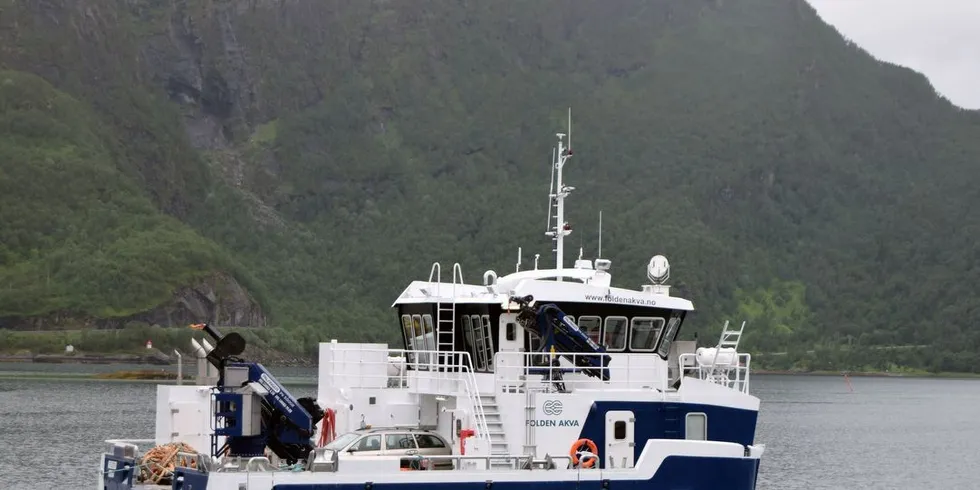 ?Folden? har fått en meget kompakt utforming innenfor en lengde på 14,99 meter. Foto: Grovfjord Mek Verksted