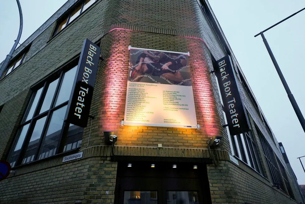 Poliktiet henlegger saken mot Black Box Teater på Grünerløkka i Oslo.