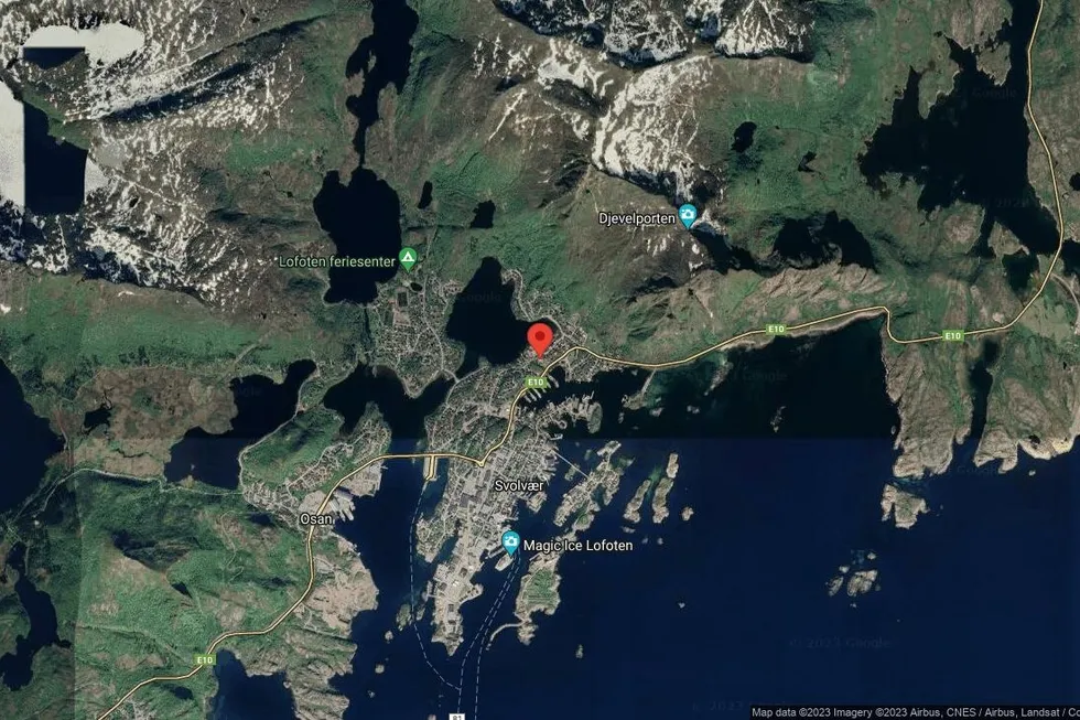 Området rundt Nybyveien 44B, Vågan, Nordland