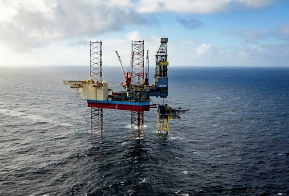 Drilling ahead: Maersk Interceptor at Cassidy