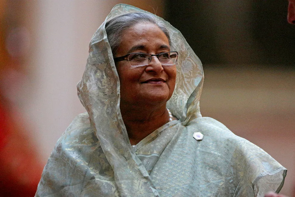 In the driving seat: Bangladesh's Prime Minister Sheikh Hasina