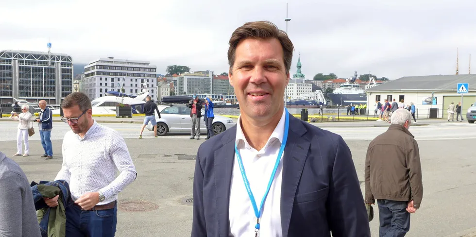 Konsernleder Henning Beltestad i Lerøy Seafood.