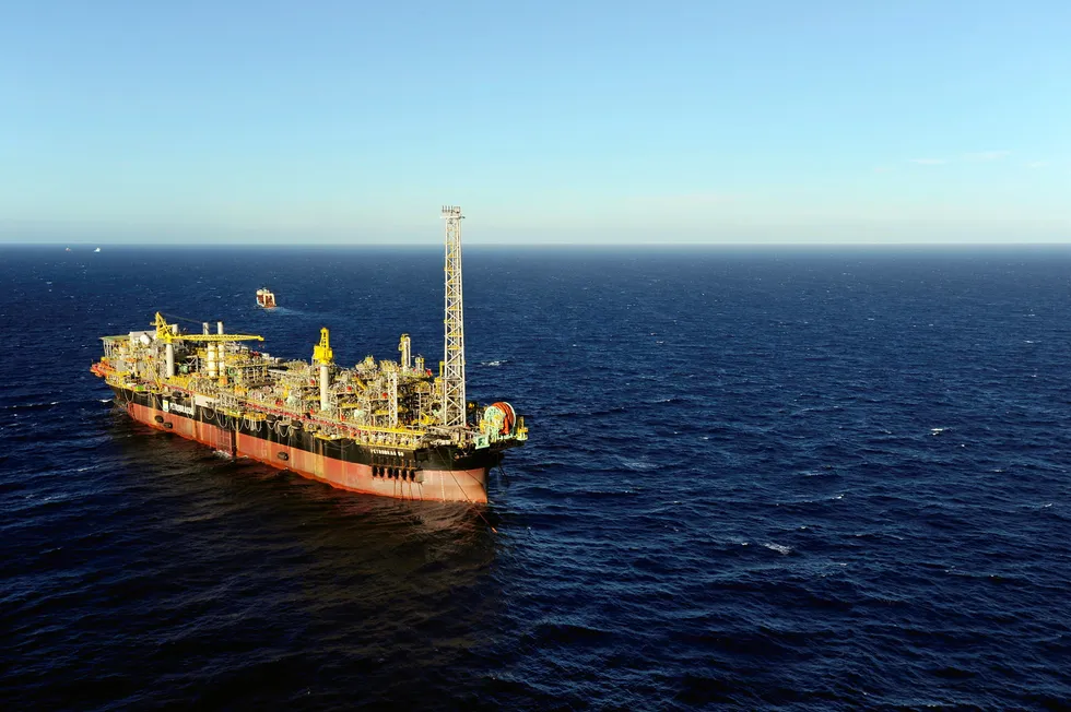 Tender results: the P-58 is one of four FPSOs operating for Petrobras in the Parque das Baleias complex offshore Brazil