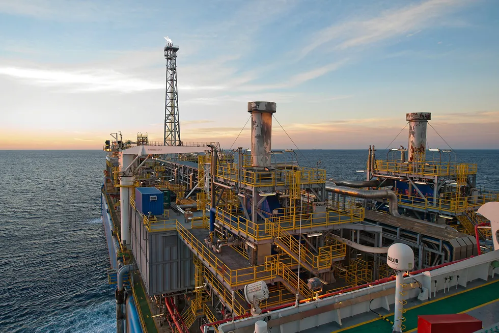 Tie-back: the three wells will be connected to the Ningaloo Vision FPSO, which recently returned from Singapore following planned maintenance