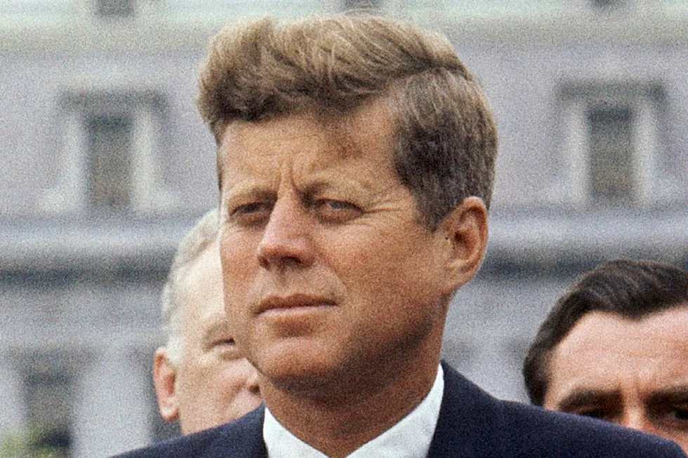 President John F. Kennedy, her fotografert utenfor Det hvite hus i april 1963. Foto: William J. Smith / AP / NTB scanpix
