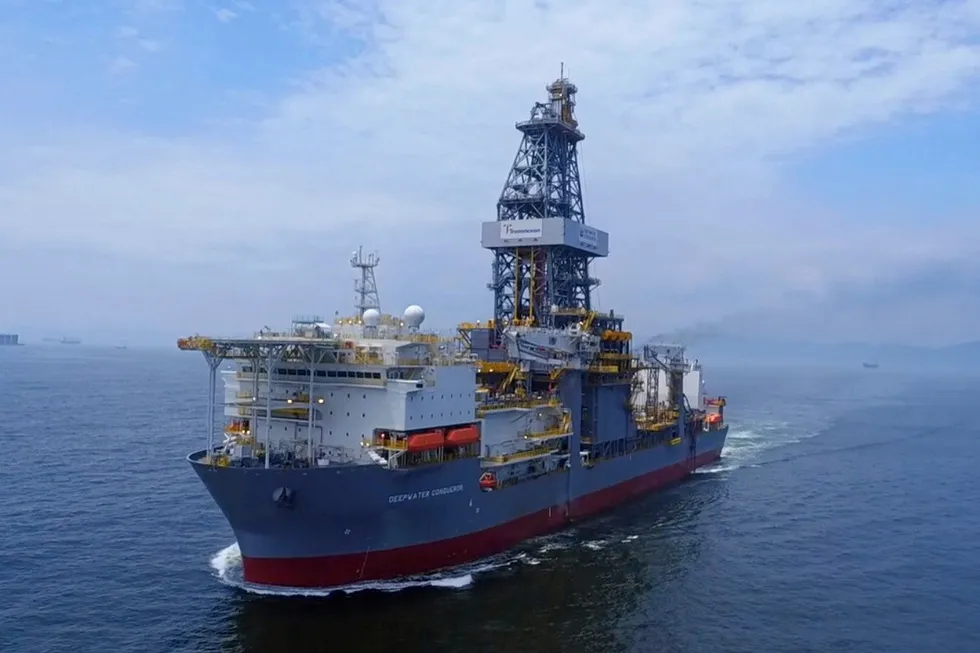 Strong market: the Transocean drillship Deepwater Conqueror