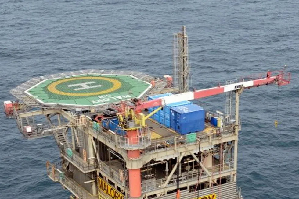 Extended life: the Perenco-operated Malory platform