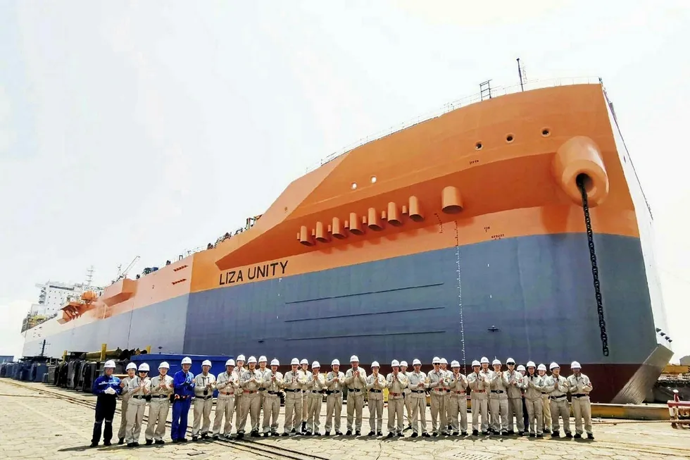 Titan: SWS launches the Liza Unity FPSO, the first built under SBM’s Fast4Ward concept