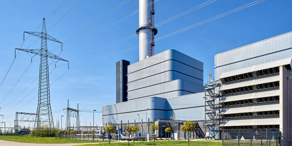Uniper's Irsching gas-fired power plant in Germany