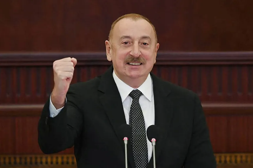 Energy delivery: Azerbaijan President Ilham Aliyev.
