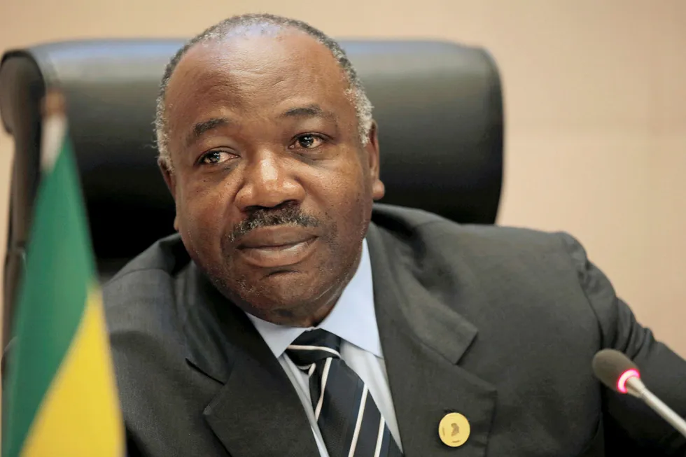 Signing: Gabon's President Ali Bongo Ondimba